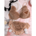 Ultra Plush Teddy Bear Lingerie Set for Cozy Nights - Cosparty