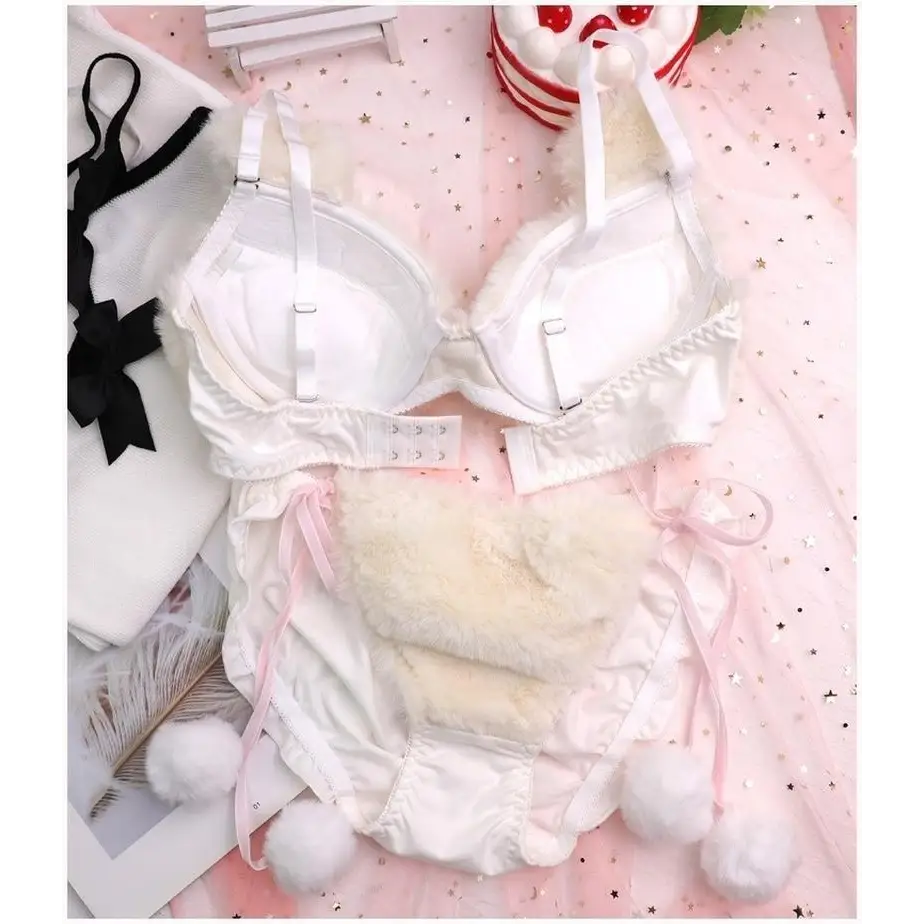 Ultra Plush Teddy Bear Lingerie Set for Cozy Nights - lingerie set