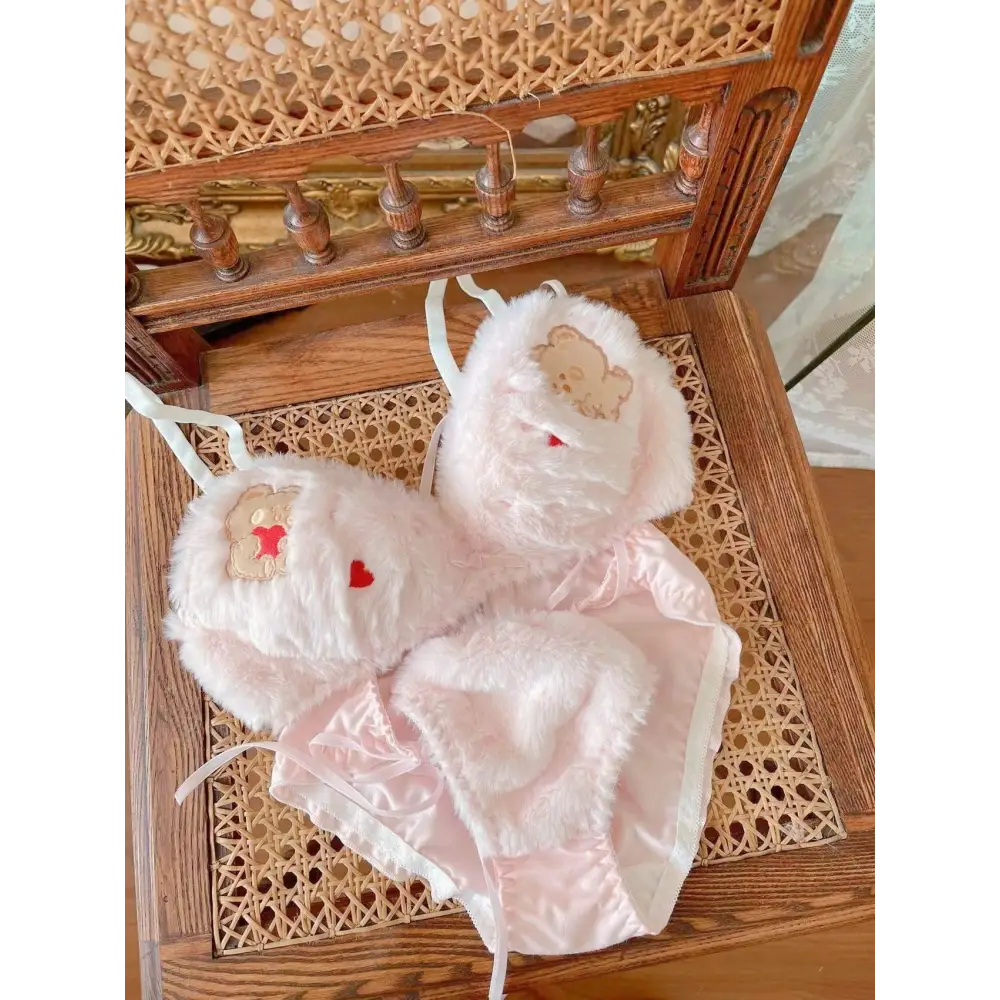 Ultra Plush Teddy Bear Lingerie Set for Cuties - lingerie set