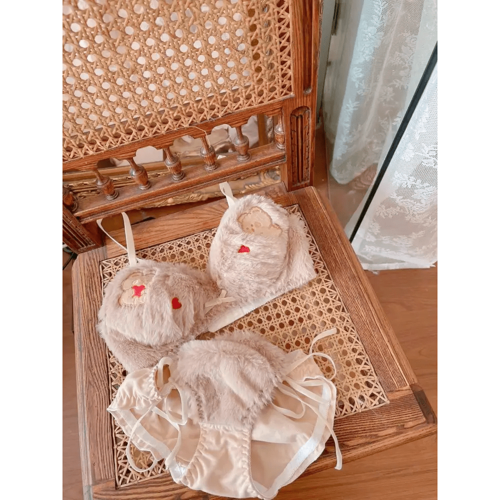 Ultra Plush Teddy Bear Lingerie Set for Cuties - Cosparty