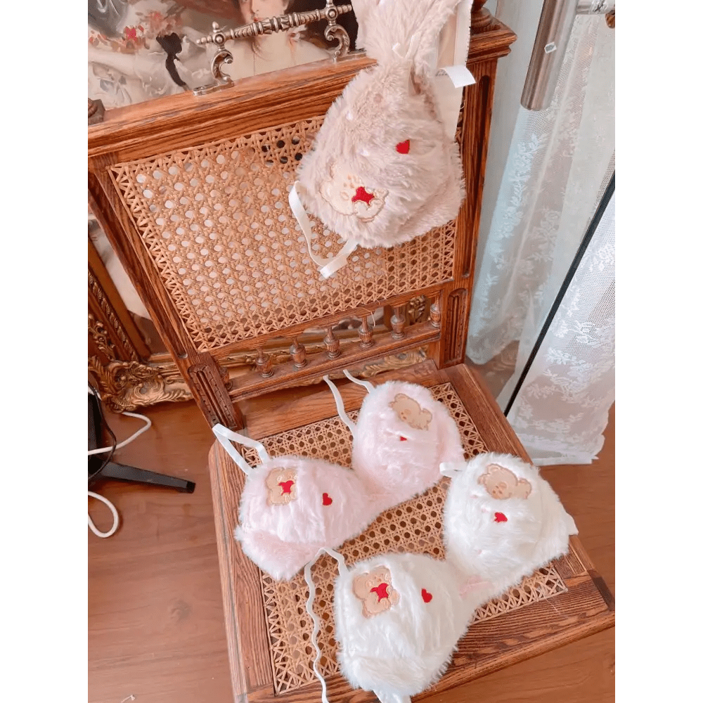 Ultra Plush Teddy Bear Lingerie Set for Cuties - Cosparty