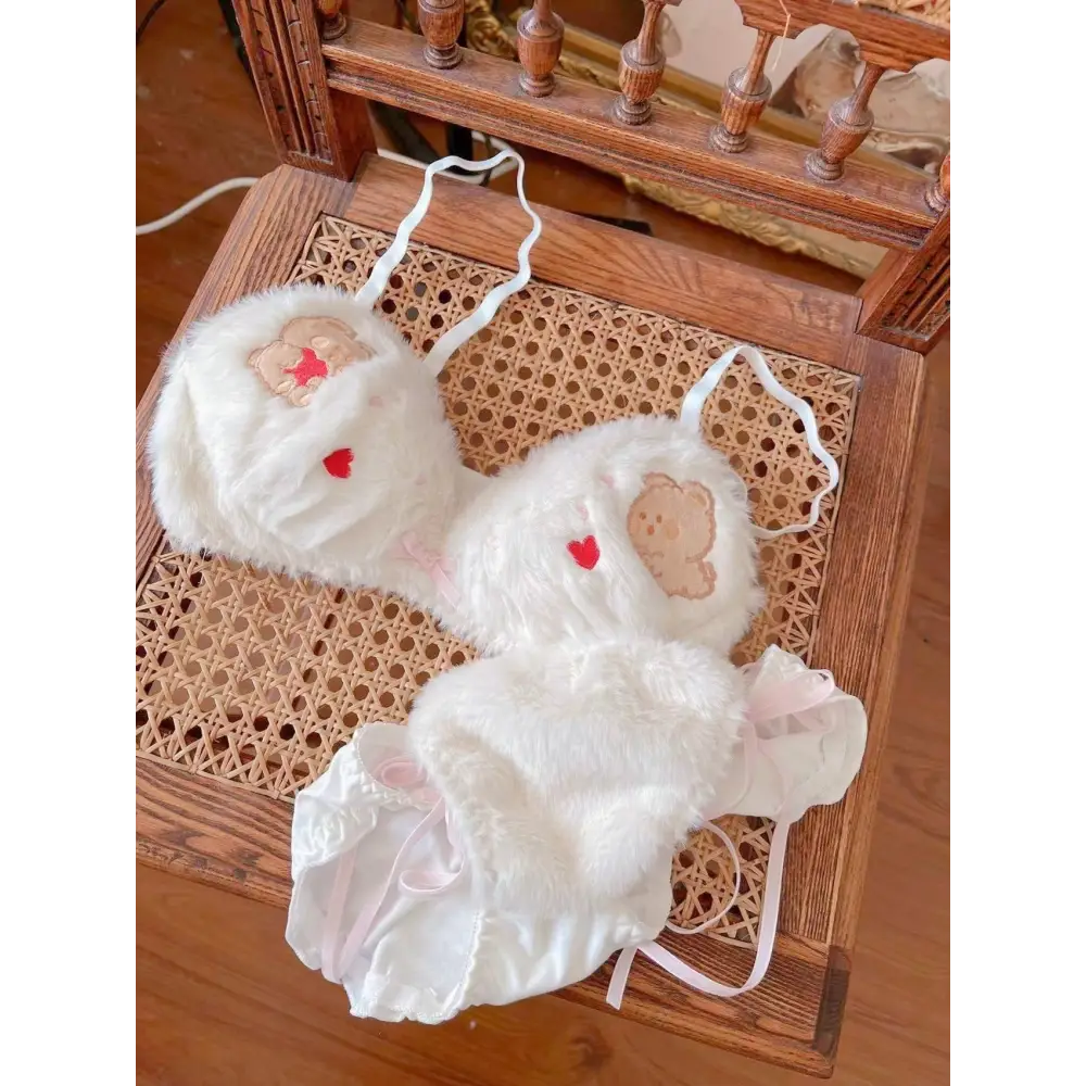 Ultra Plush Teddy Bear Lingerie Set for Cuties - lingerie set