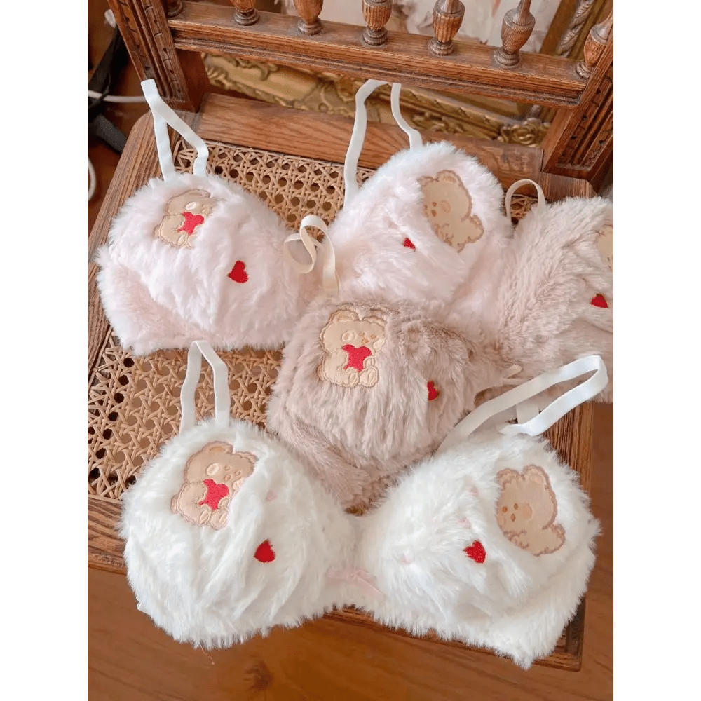 Ultra Plush Teddy Bear Lingerie Set for Cuties - Cosparty