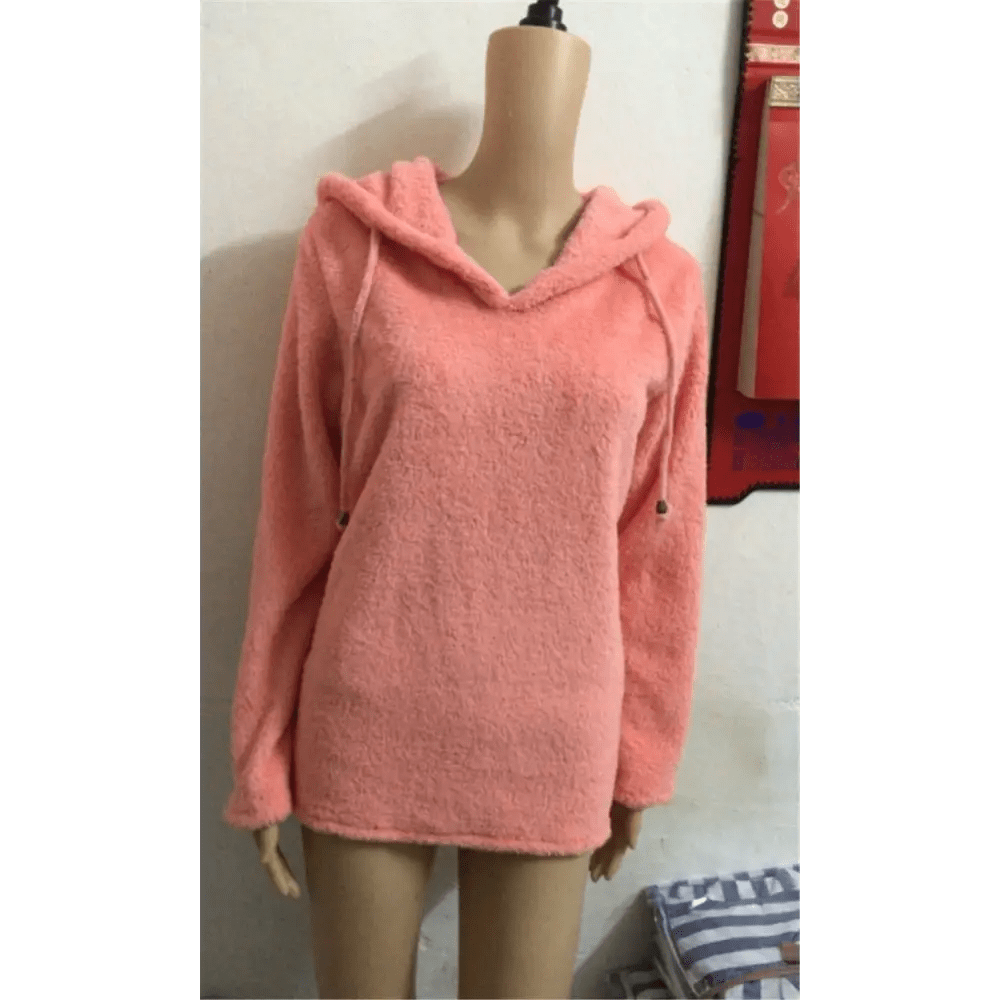 Ultra - Soft Furry Hoodie for Cozy Comfort - Cosparty