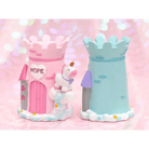 Unicorn Castle Pen Holder in Light Blue or Pink - Cosparty