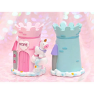 Unicorn Castle Pen Holder in Light Blue or Pink - pen holder