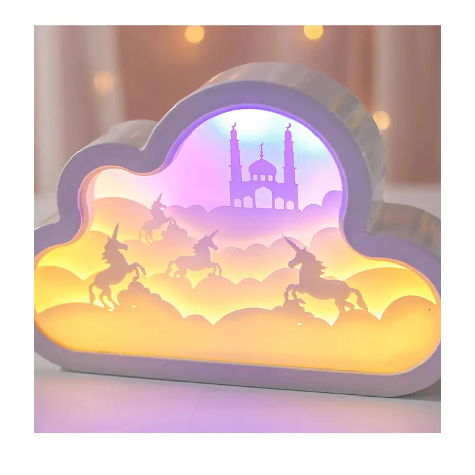 Unicorn Kingdom Night Light for Kawaii Bedroom Decor - home decor