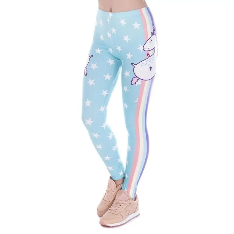 Unicorn Leggings in Pastel Designs for Playful Comfort - Cosparty