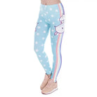 Blue Pastel Star Unicorn Leggings Yoga Pant Cute Kawaii