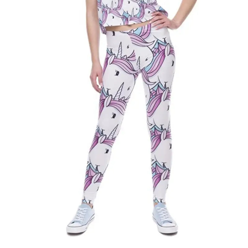 Unicorn Leggings in Pastel Designs for Playful Comfort - leggings