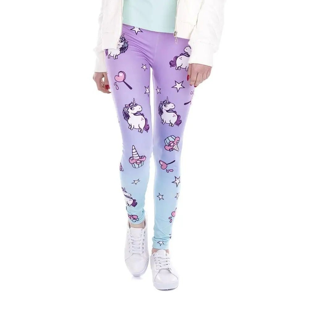 Unicorn Leggings in Pastel Designs for Playful Comfort - Cosparty