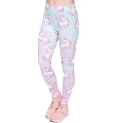 Unicorn Leggings in Pastel Designs for Playful Comfort - Cosparty