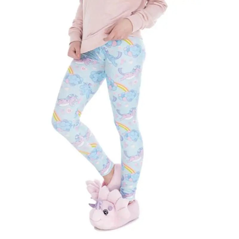Unicorn Leggings in Pastel Designs for Playful Comfort - Cosparty