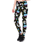 Unicorn Themed Plus Size Leggings in Vibrant Colors - Leggings