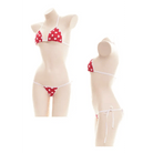Valentine Inspired Heart Bikini in Red and White - Cosparty