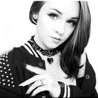 Vegan Leather Choker with Rose Petals and Metal Spikes - Cosparty