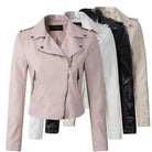 Vegan Leather Moto Jacket for Cosparty in Multiple Colors - Cosparty