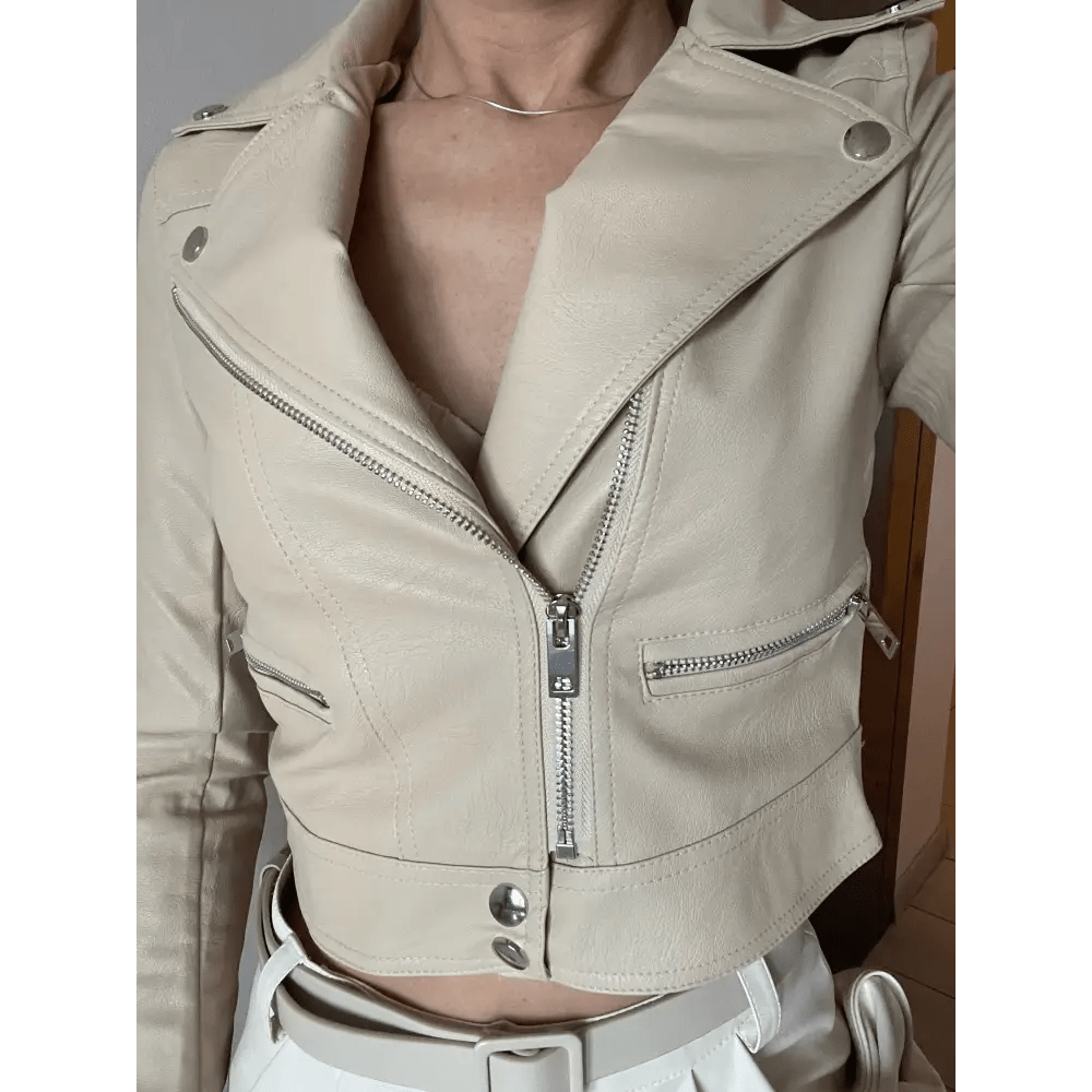 Vegan Leather Moto Jacket for Cosparty in Multiple Colors - Cosparty
