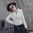 Vegan Leather Moto Jacket for Cosparty in Multiple Colors - Cosparty