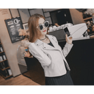 Vegan Leather Moto Jacket for Cosparty in Multiple Colors - Cosparty