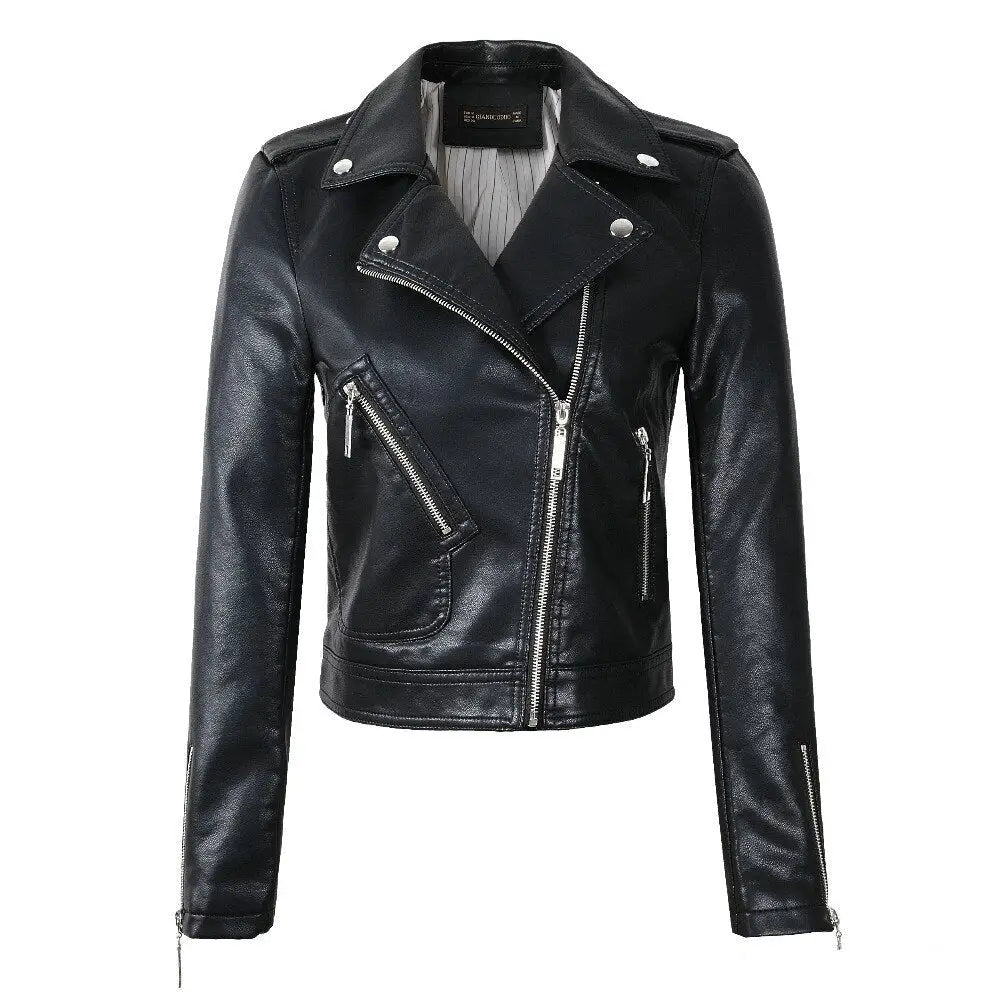 Vegan Leather Moto Jacket for Cosparty in Multiple Colors - Cosparty