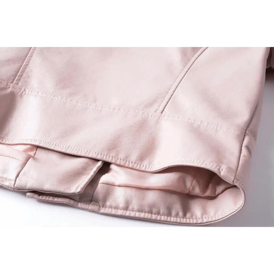 Vegan Leather Moto Jacket for Cosparty in Multiple Colors - Cosparty