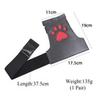 Vegan Leather Puppy Paw Mittens in Red or White - gloves