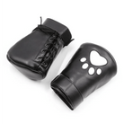 Vegan Leather Puppy Paw Mittens in Red or White - Cosparty