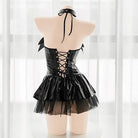 Vegan Leather Succubus Maid Cosplay Costume - Cosparty