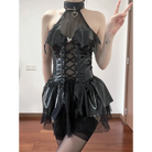 Vegan Leather Succubus Maid Cosplay Costume - Costumes