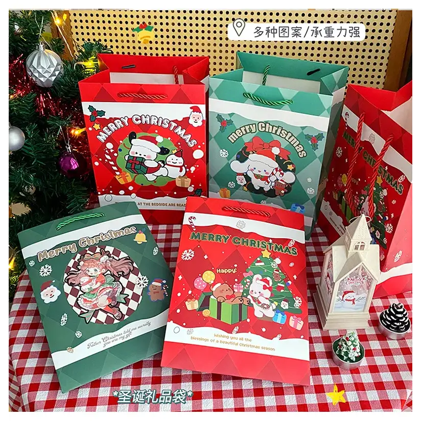 Very Kawaii Holiday Gift Bags for Whimsical Seasonal Gifting - gift bags