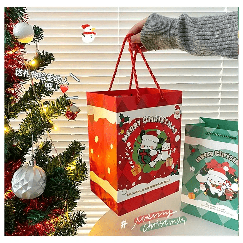 Very Kawaii Holiday Gift Bags for Whimsical Seasonal Gifting - Cosparty