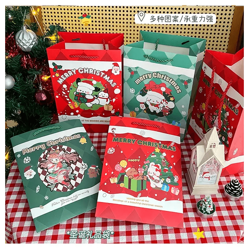 Very Kawaii Holiday Gift Bags for Whimsical Seasonal Gifting - Cosparty