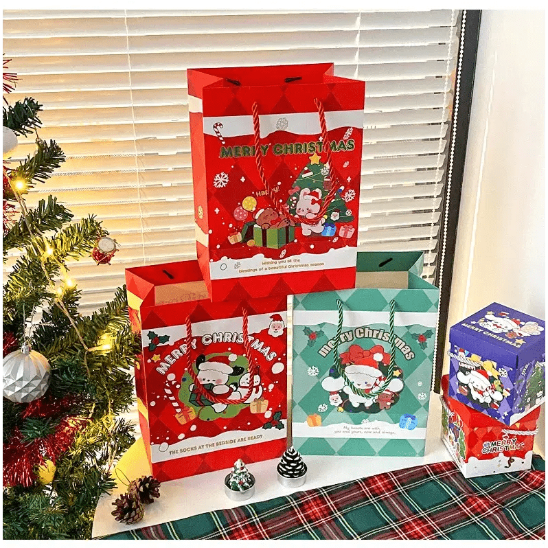 Very Kawaii Holiday Gift Bags for Whimsical Seasonal Gifting - Cosparty
