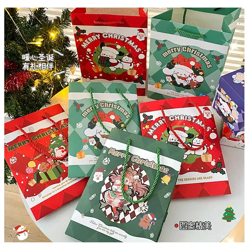 Very Kawaii Holiday Gift Bags for Whimsical Seasonal Gifting - gift bags