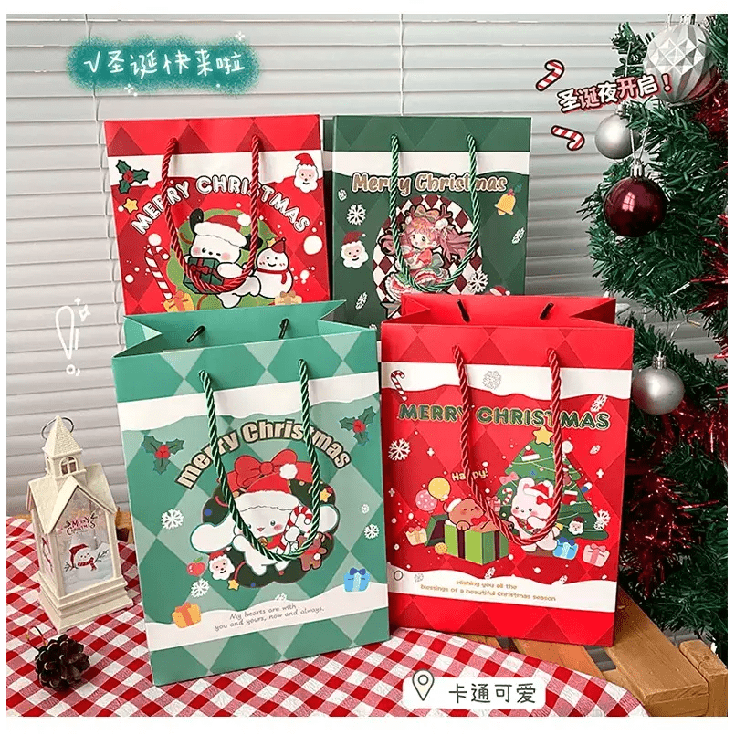 Very Kawaii Holiday Gift Bags for Whimsical Seasonal Gifting - Cosparty