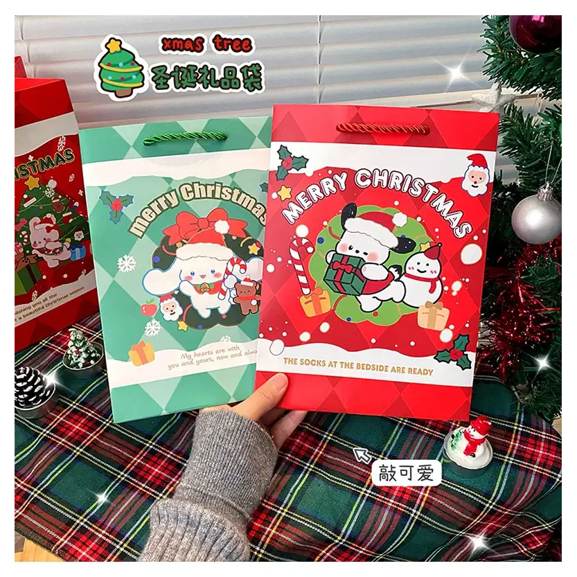 Very Kawaii Holiday Gift Bags for Whimsical Seasonal Gifting - gift bags