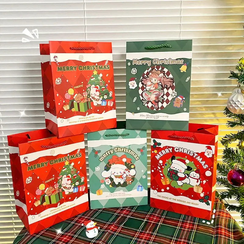 Very Kawaii Holiday Gift Bags for Whimsical Seasonal Gifting - gift bags