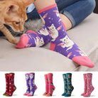 Vibrant Angel Kitten Socks for Kawaii Fashion Lovers - Cosparty