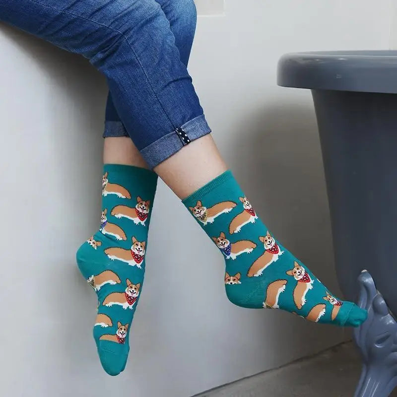 Vibrant Angel Kitten Socks for Kawaii Fashion Lovers - socks