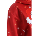 Vibrant Christmas Santa Claus Hooded Sweater for Holiday Comfort - hoodie