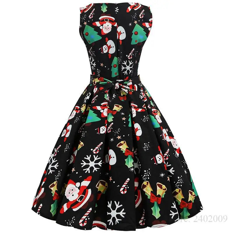 Vibrant Christmas Themed Dress for a Chic Holiday Look - dress