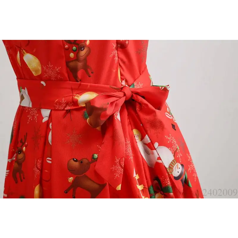 Vibrant Christmas Themed Dress for a Chic Holiday Look - dress