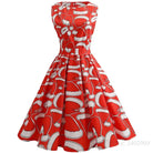 Vibrant Christmas Themed Dress for a Chic Holiday Look - Santa Hats / S - dress