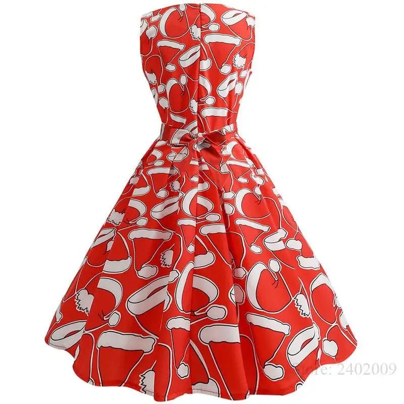 Vibrant Christmas Themed Dress for a Chic Holiday Look - Cosparty