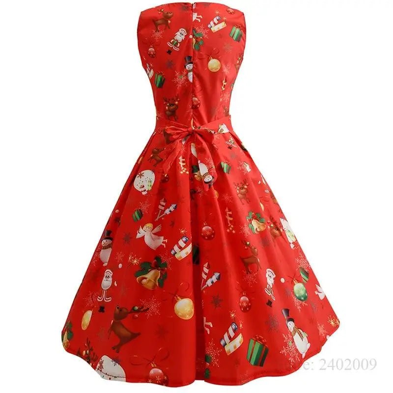 Vibrant Christmas Themed Dress for a Chic Holiday Look - Cosparty