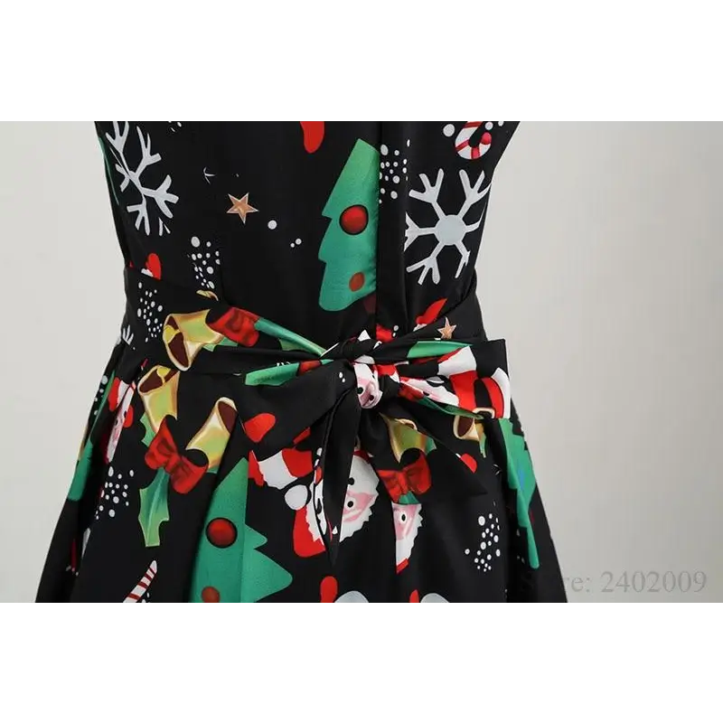 Vibrant Christmas Themed Dress for a Chic Holiday Look - dress