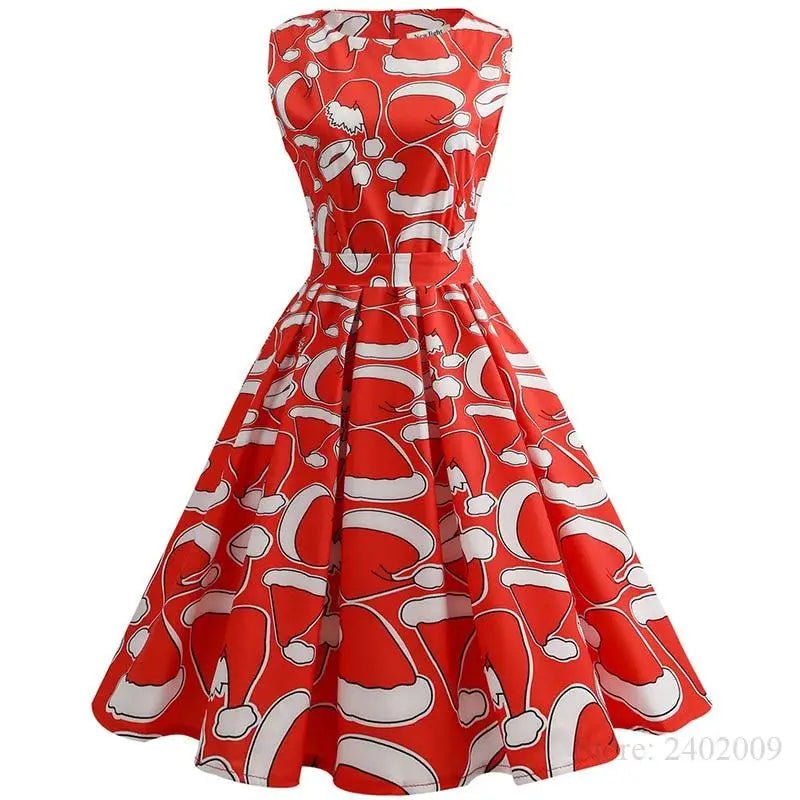Vibrant Christmas Themed Dress for a Chic Holiday Look - Cosparty