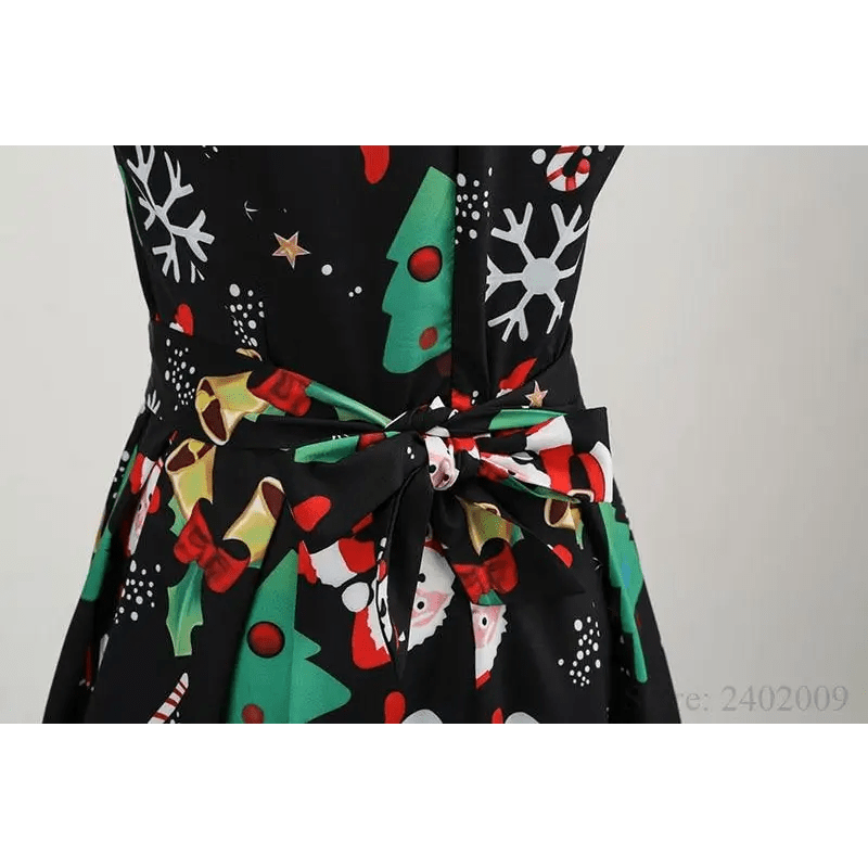 Vibrant Christmas Themed Dress for a Chic Holiday Look - Cosparty