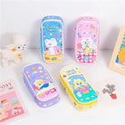 Vibrant Kawaii Bunny Bear Puppy Pencil Case or Makeup Bag - Cosparty